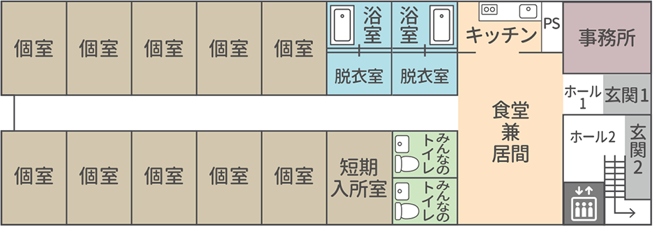 ウェルサンライズ吉川 フロアマップ